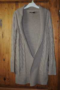 Sweter cardigan długi