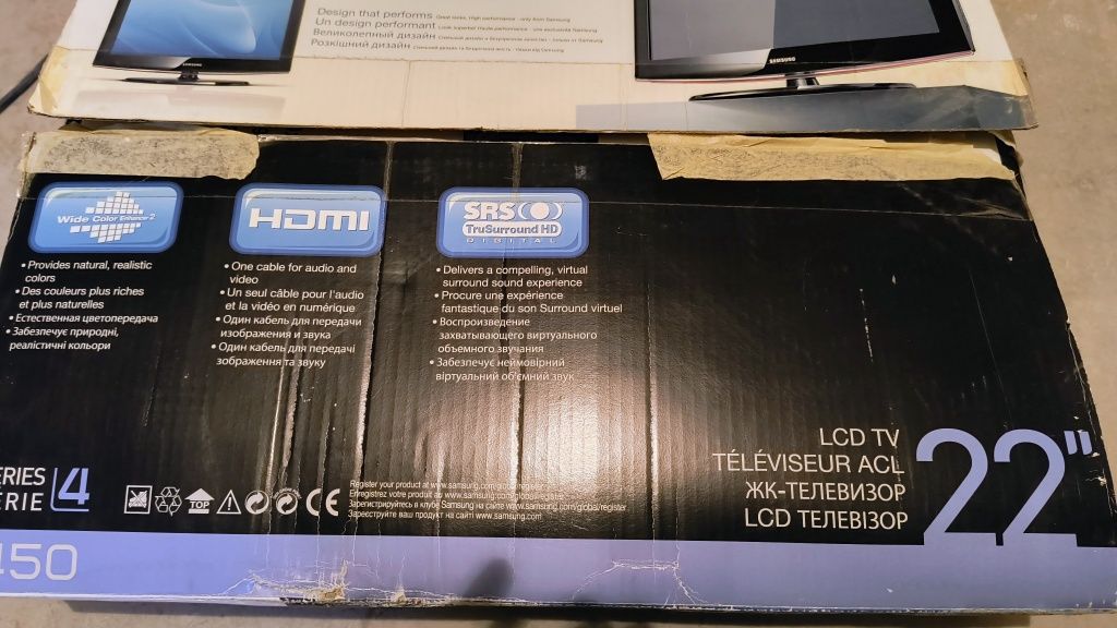 Telewizor Samsung LCD HDMI PC używany 22 cale mały