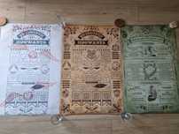 Plakat Harry Potter 3 szt 61x91cm