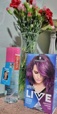 Farba do włosów fioletowa Schwarzkopf Amethyst Chrome U69 + Gratis mgi