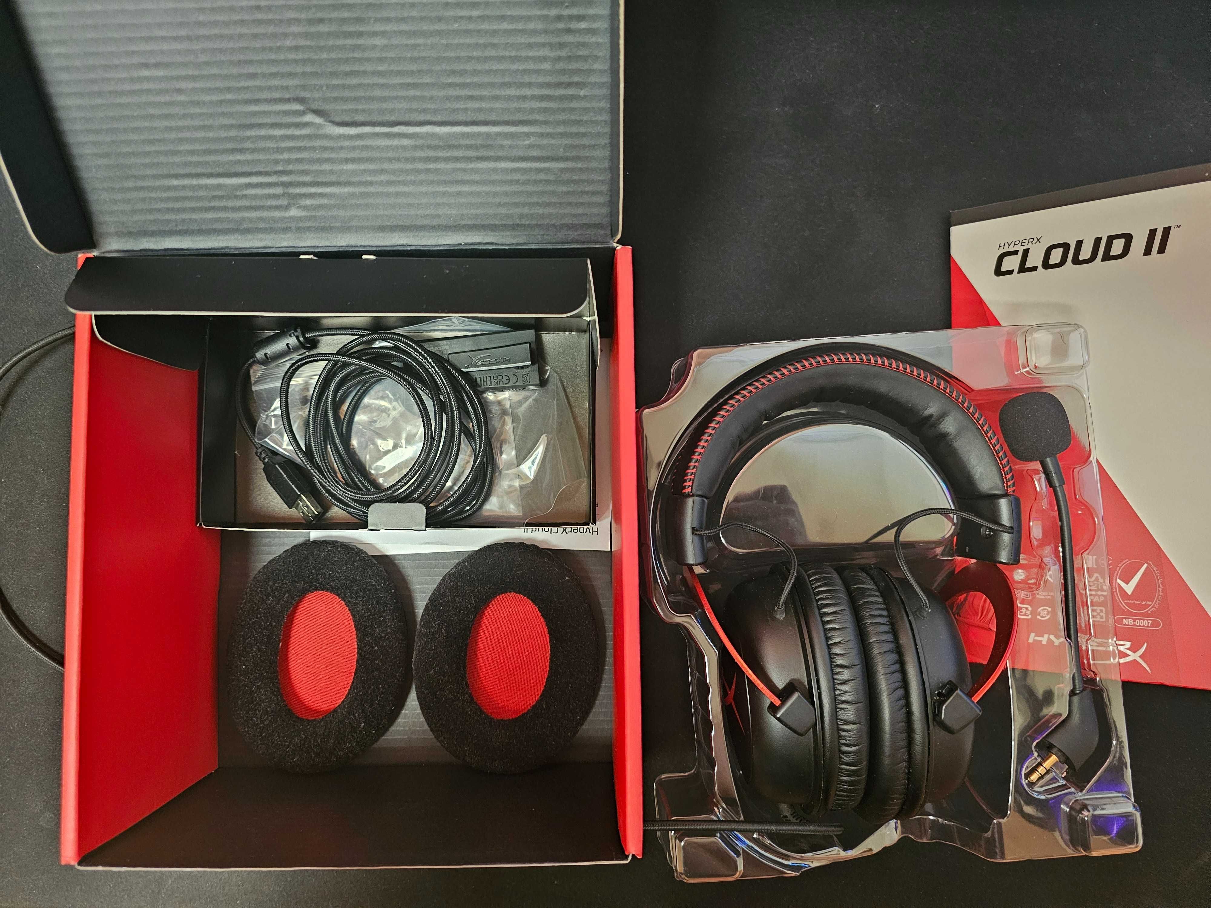 HyperX Cloud II Headset (czerwone)