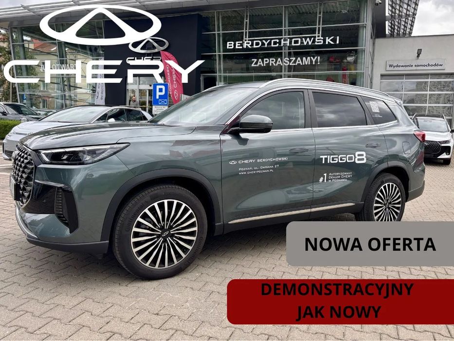 Chery Tiggo 8 Demonstracyjny jak NOWY - Minimalny przebieg
