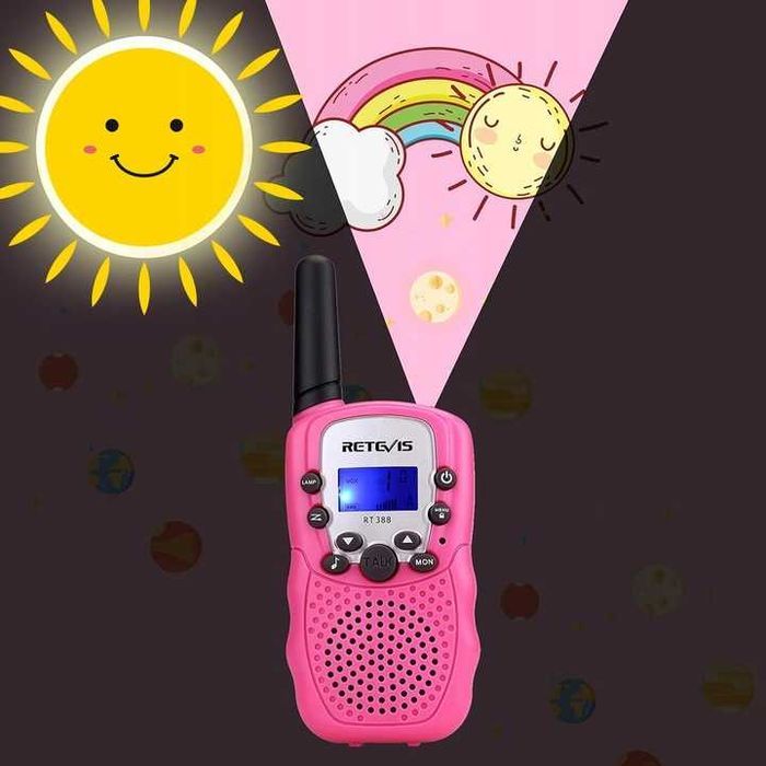 WALKIE TALKIE dla Dzieci 2szt Łoki Toki Krótkofalówki Zestaw ZASIĘG