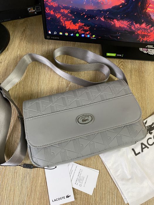 Сумка Lacoste Nomogramme Crossbody Bag Grey