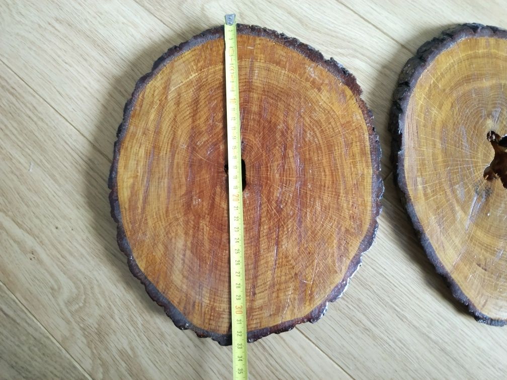 3 plastry drewna