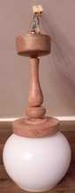 Lampa sufitowa drewniana