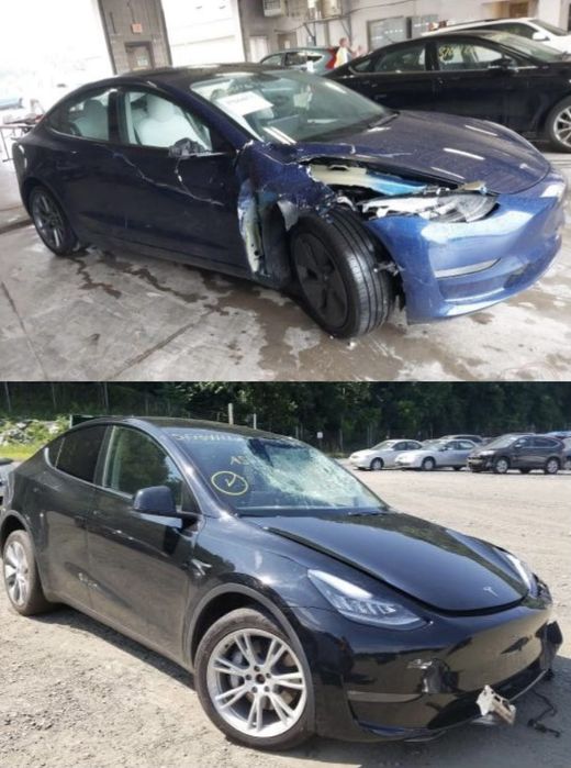 Запчастини Tesla Model 3 / Y 2023 — розборка Тесла, шрот Tesla