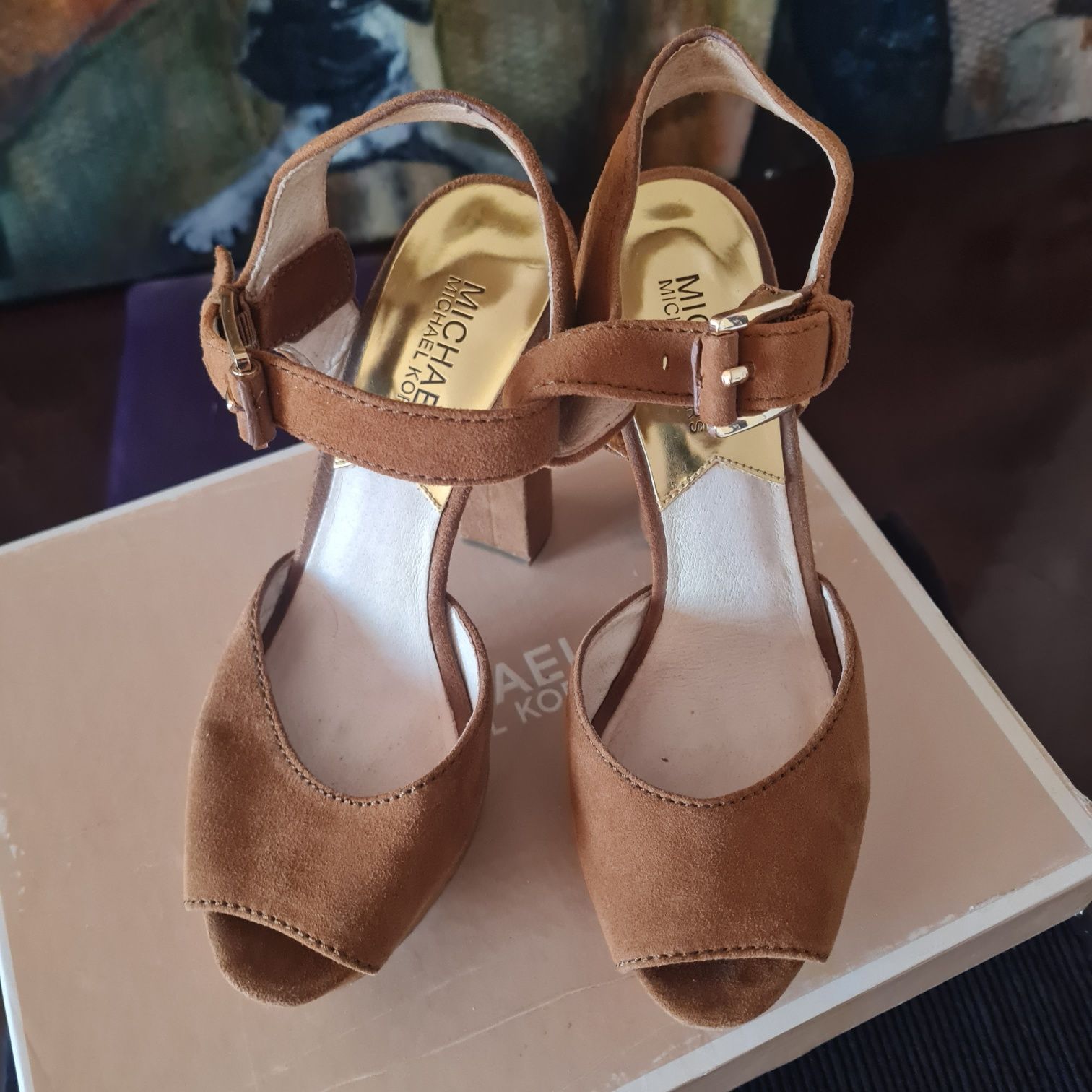 Sandálias compensadas Michael Kors
