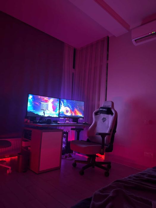 Игровой/Рабочий ПК ,Кресло, 2 монитора