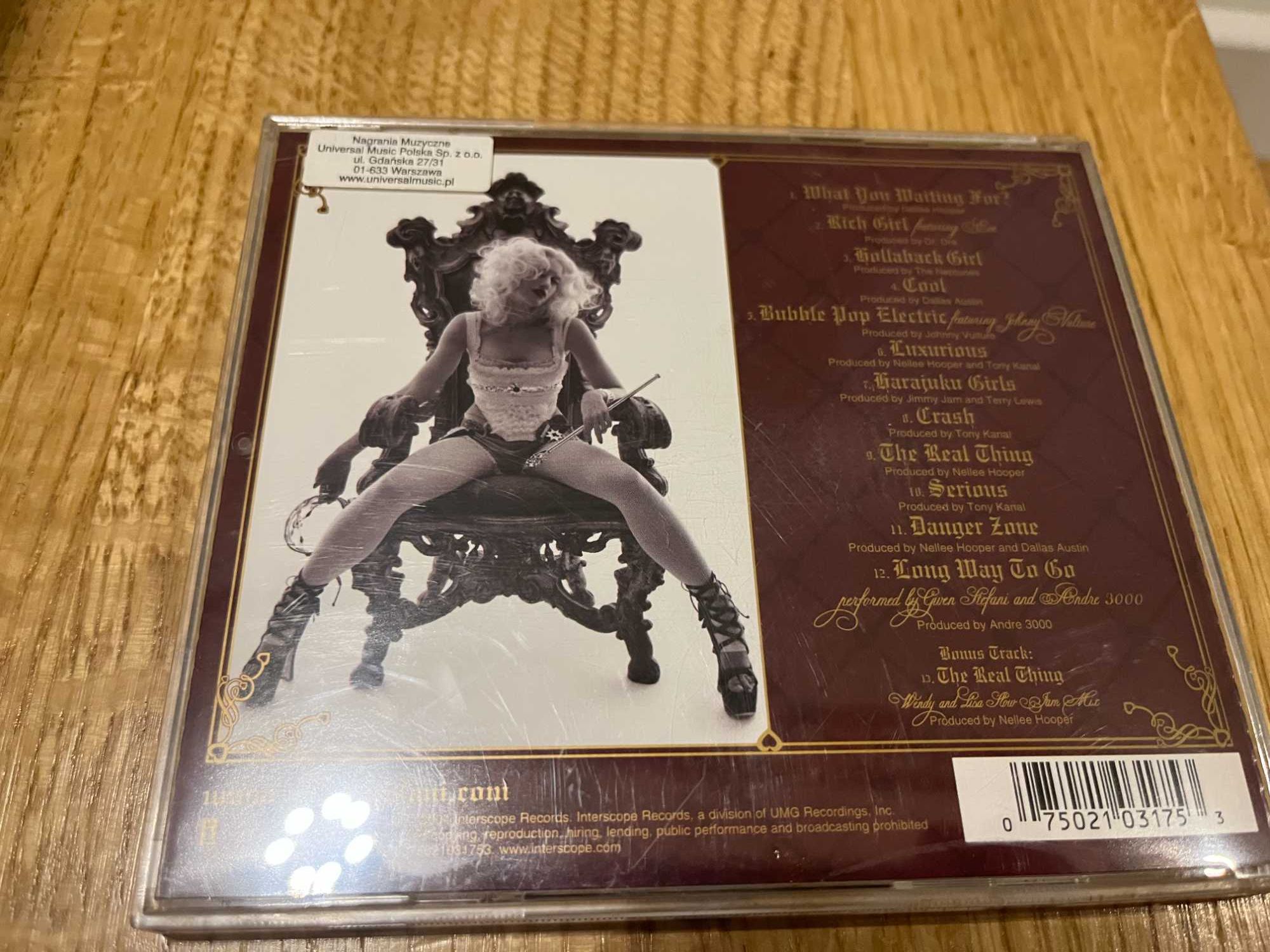 Gwen Stefani Love Angel Music Baby CD
