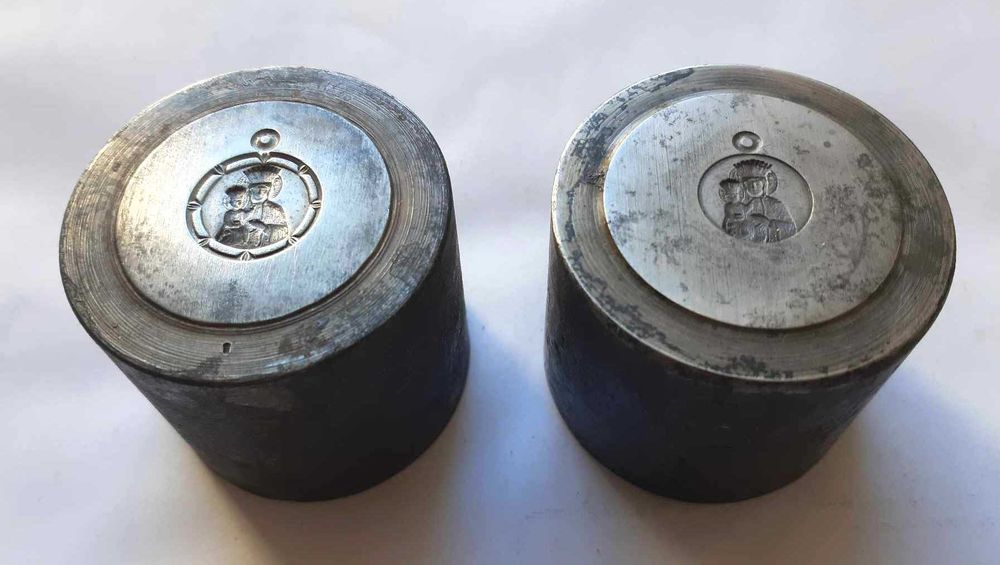 Jubilerska matryca/sztanca do produkcji medalików=zabytek