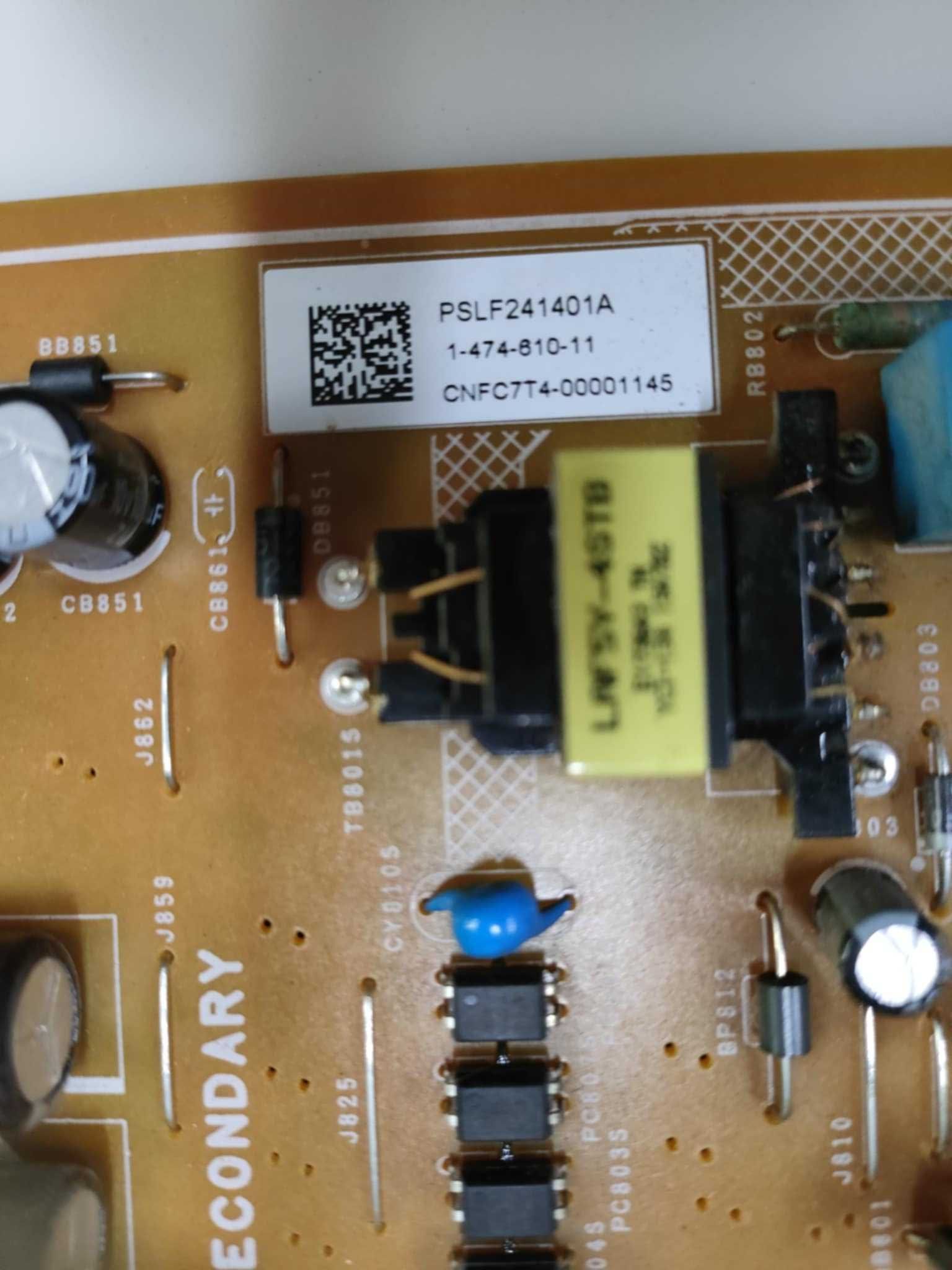 Płyta główna zasilacza model PSLF241401A  Sony Bravia KDL-65W85C