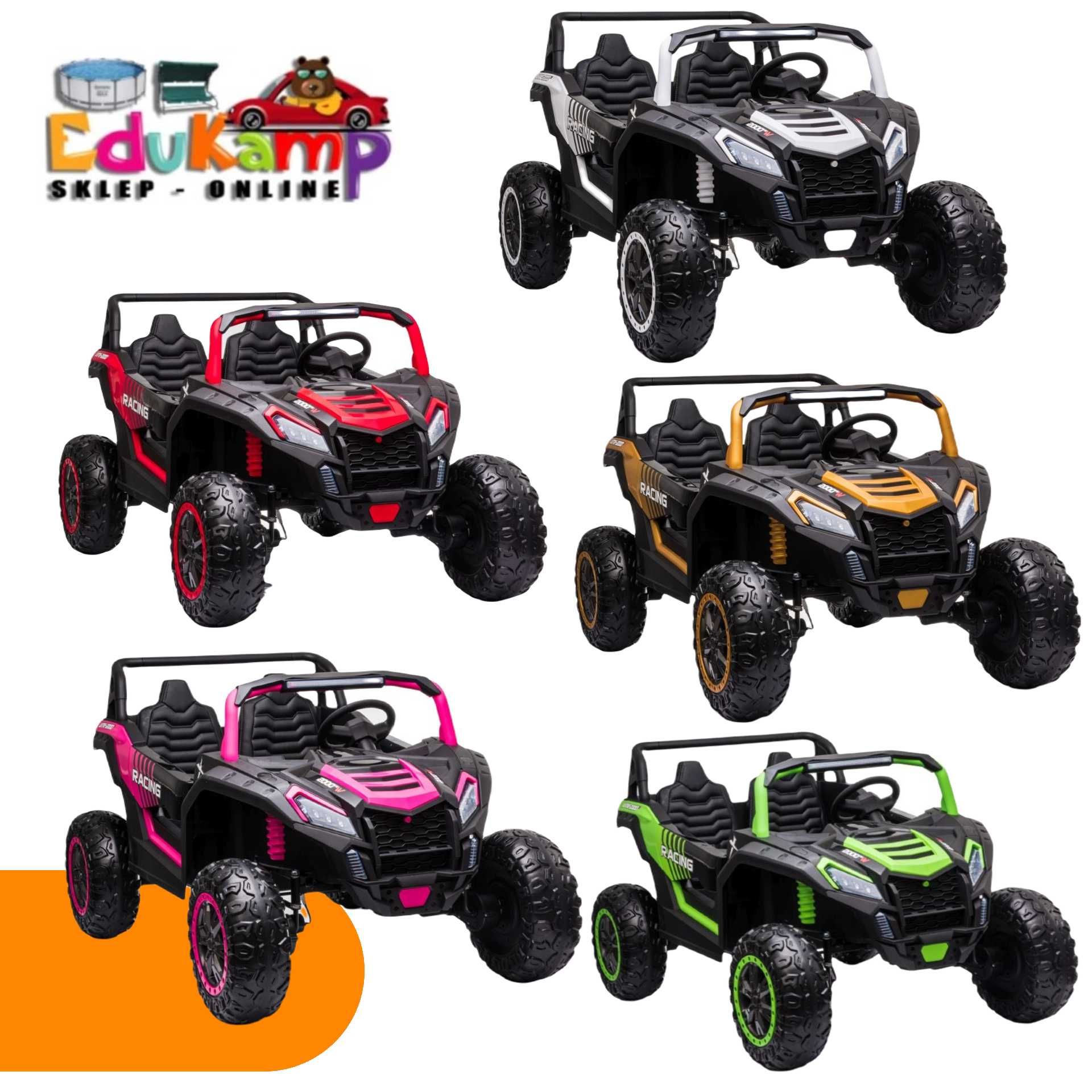 Auto na akumulator MEGA Buggy ATV Racing A032 4x200W Łącznie aż 800W