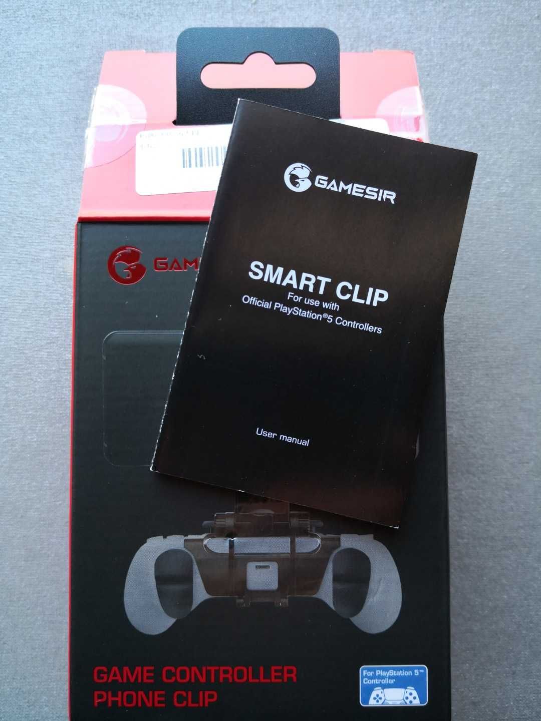 Gamesir game controller phone clip, novo;Play Station 5. Ler anuncio