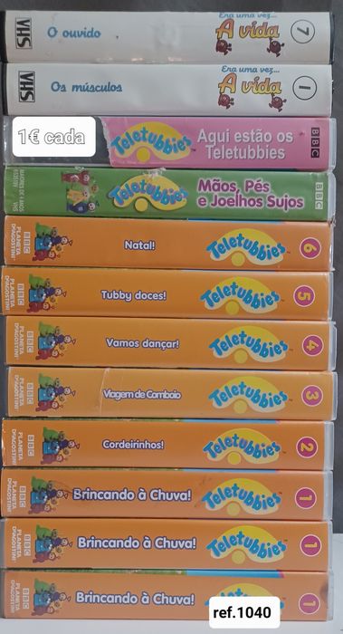 123 Cassetes de vídeo VHS (1)