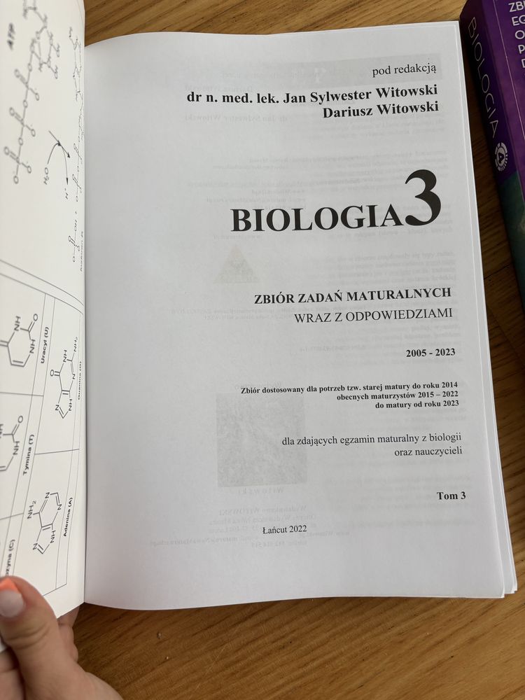 Zbiory zadań z biologii Witkowski
