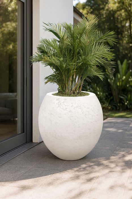 Donice z włókna szklanego na wymiar . Dowolny kolor , imitacja betonu