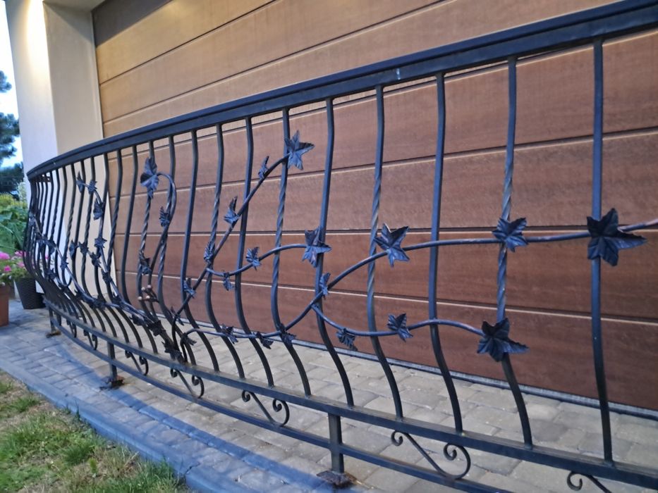 Balustrada kuta ładne zdobienie