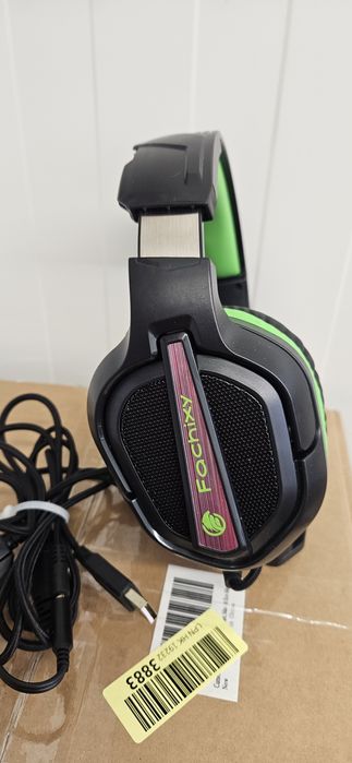 Słuchawki przewodowe gamingowe z mikrofonem i regulacja głośności