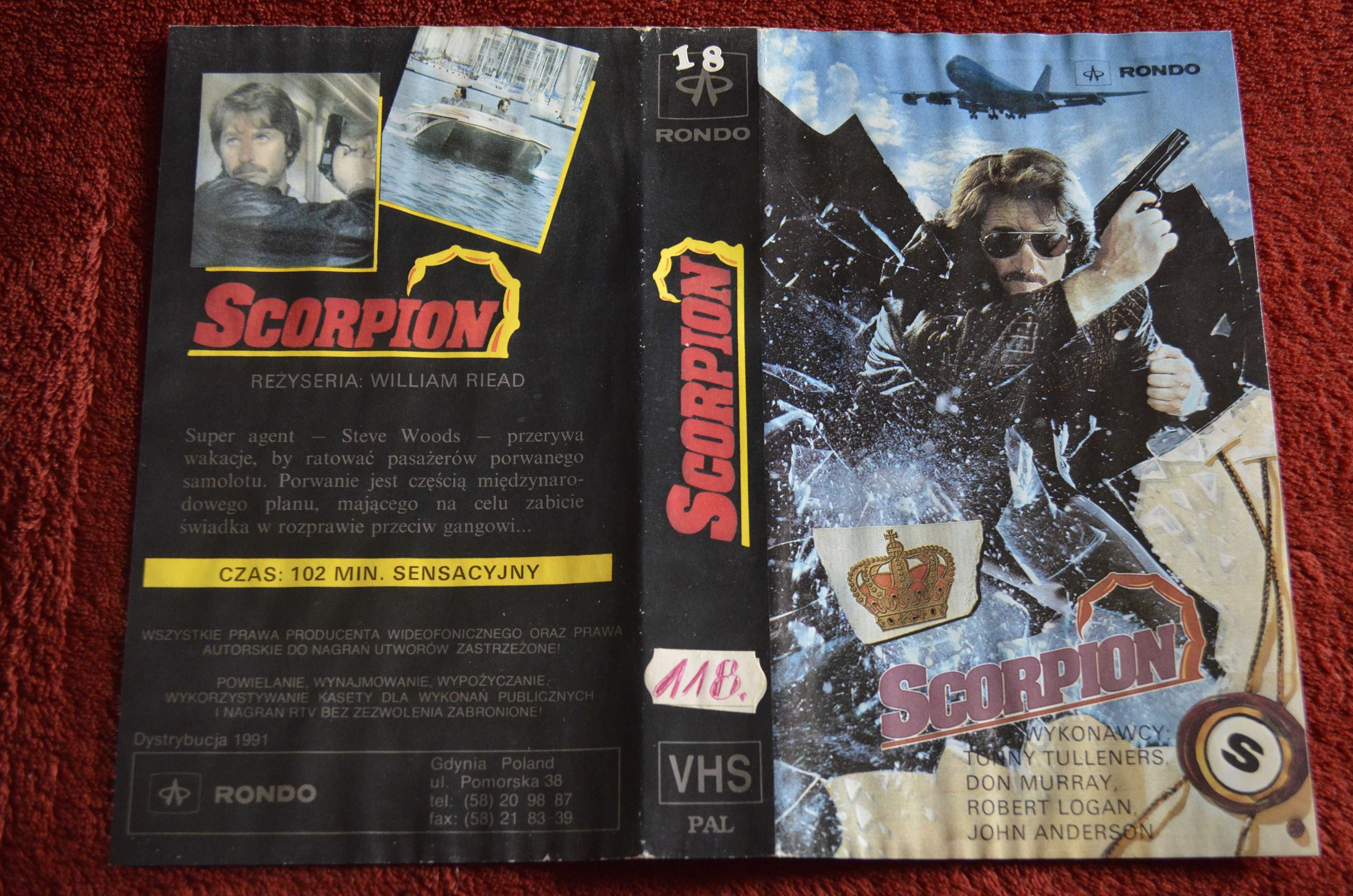 Skorpion Scorpion VHS