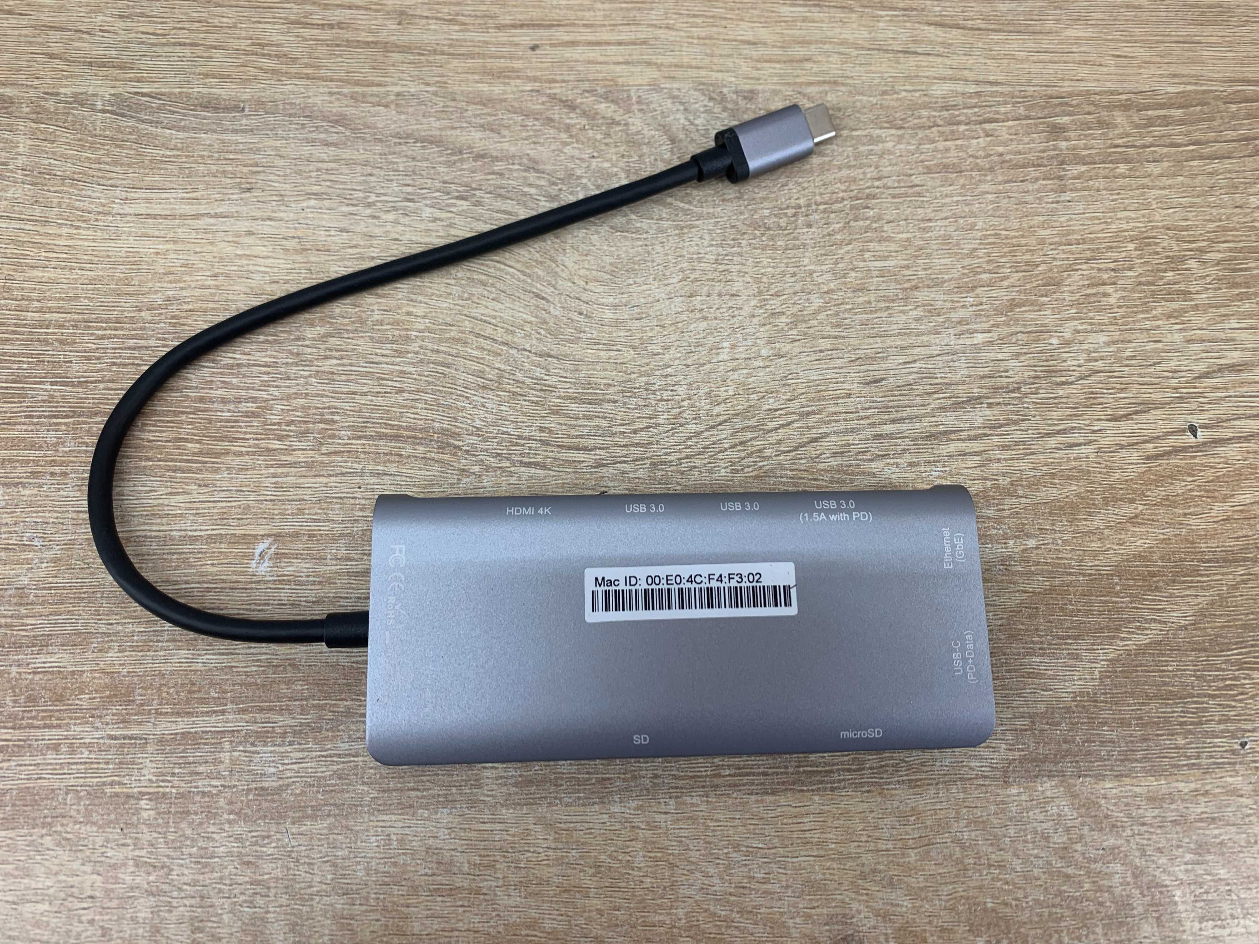 Lmp USB-C Mini dock  - 8 Portowa  Stacja Dokująca  (LMP15954)