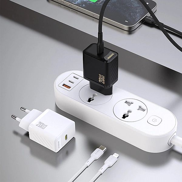 Ładowarka Dudao A26 PD20W GaN USB-C - biała