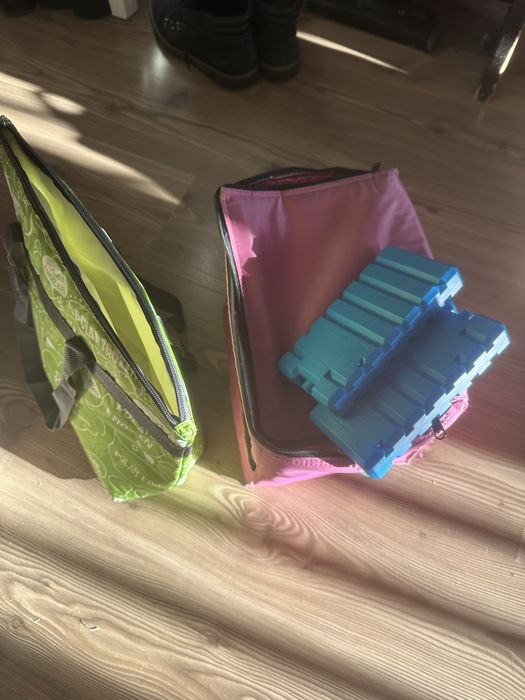 Dwie torby termiczne plus dwa wklady chlodzace