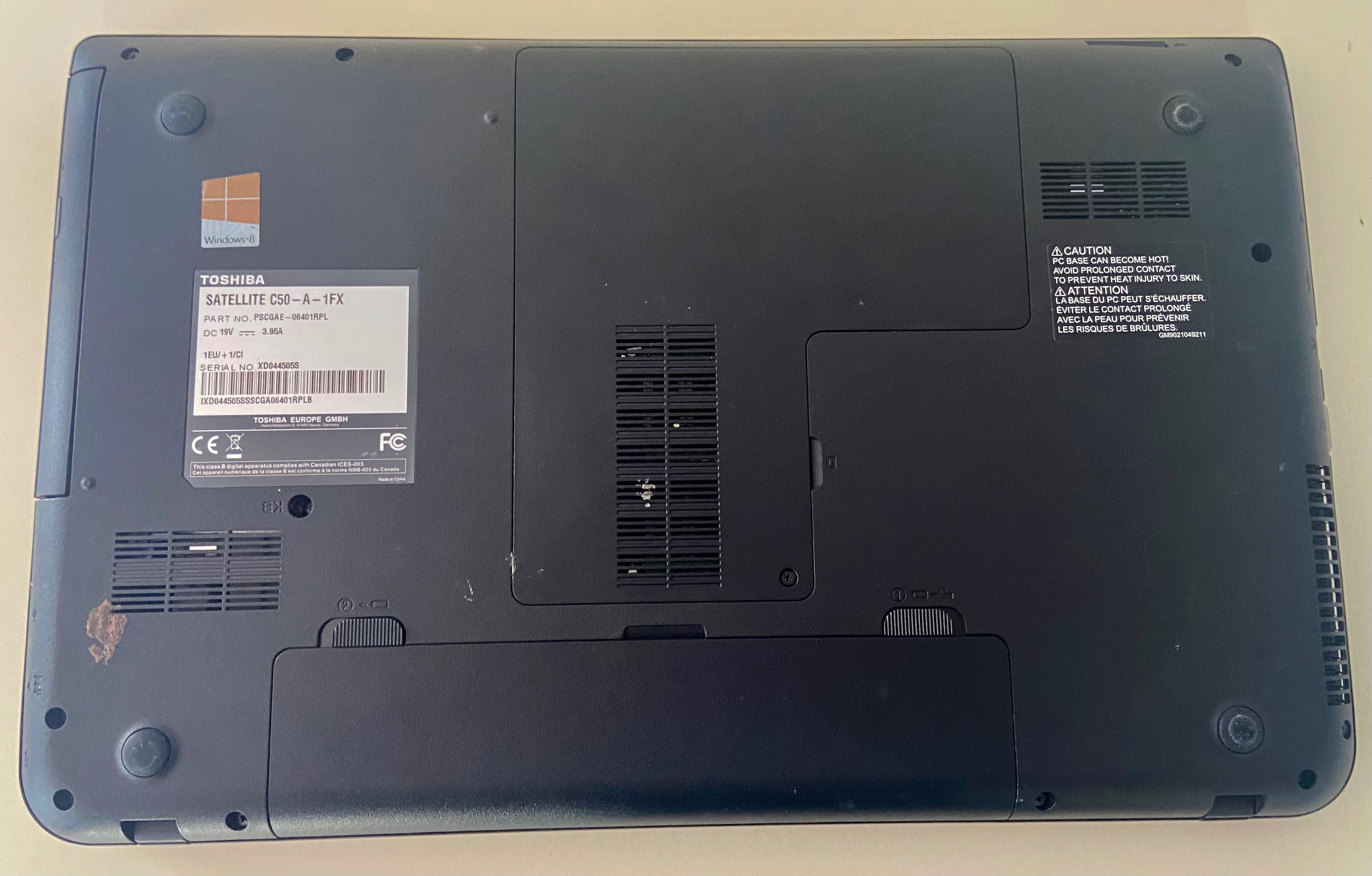 Laptop Toshiba Satellite C50-A-1FU (idealny dla starszej osoby)