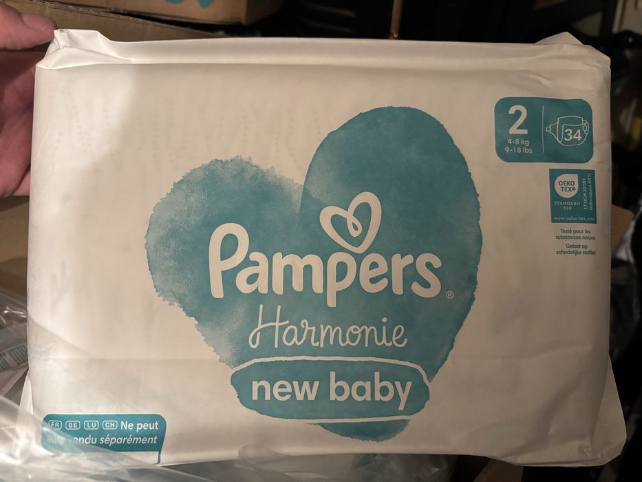 Pampers Harmonie new baby 2 paczki. Rozniar 2.
