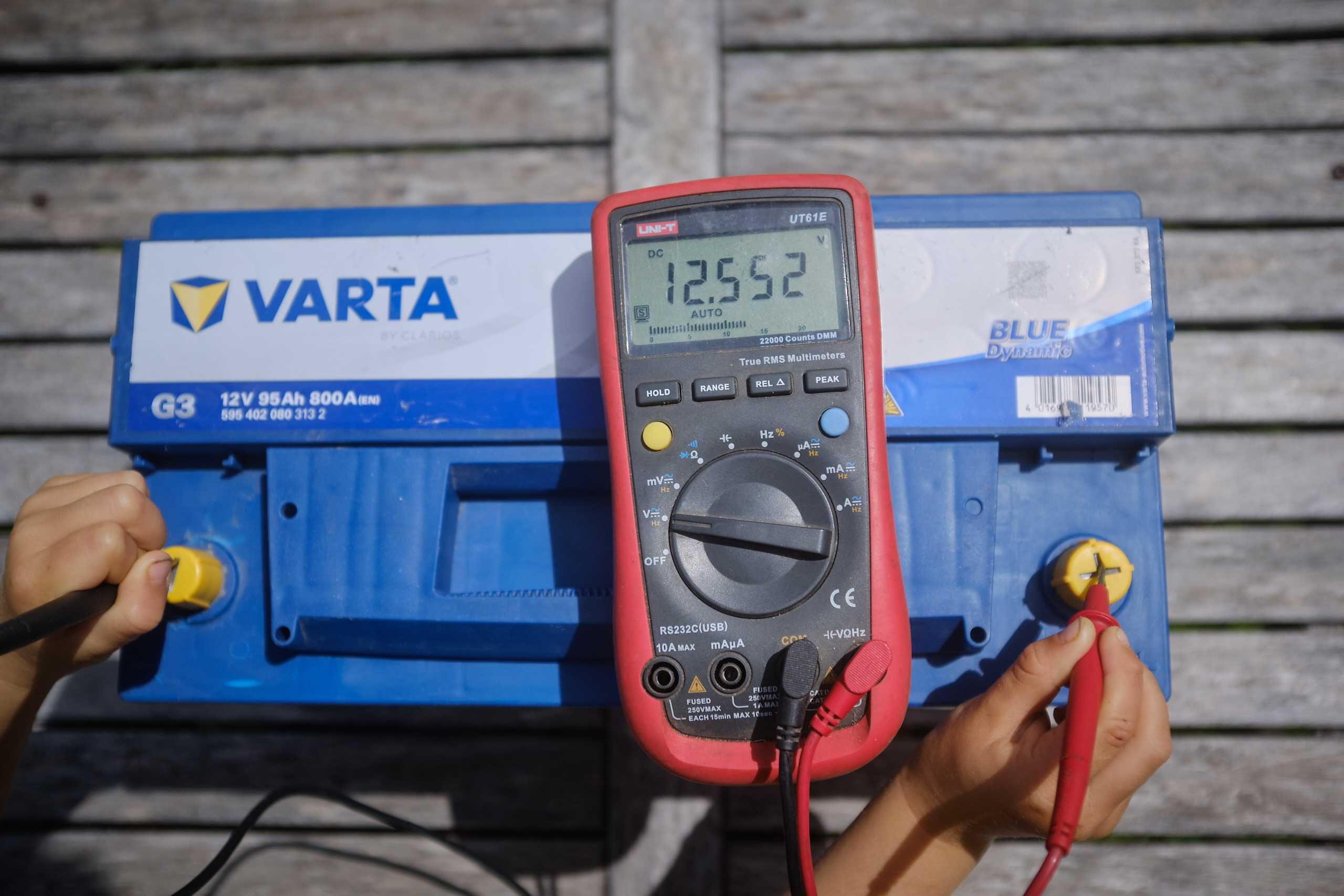 Bateria Varta G3 12v 95ah 800A