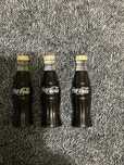3 garrafas miniatura coca cola vintage