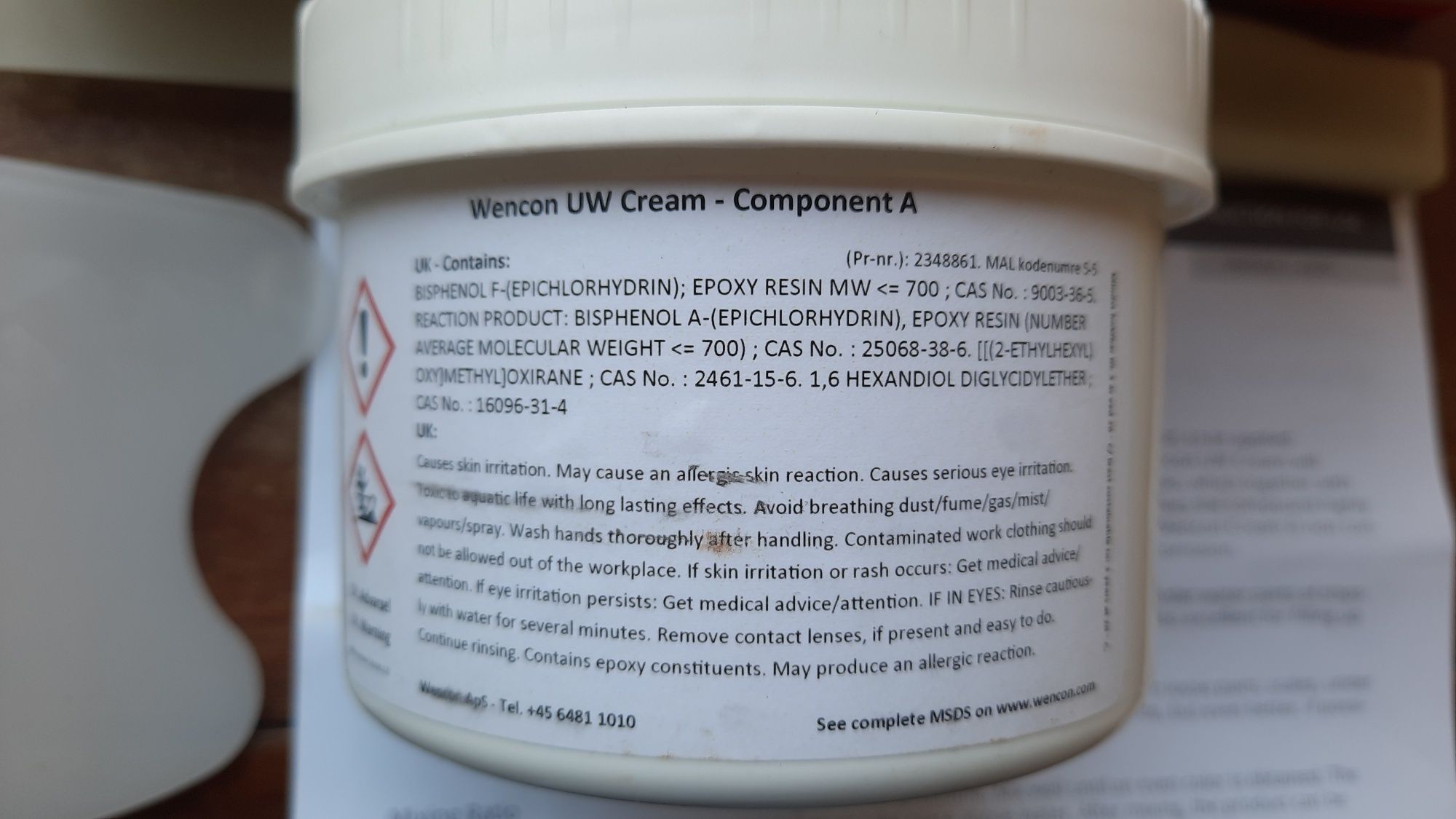 Клей Wencon UW Cream двухкомпонентный корабельный