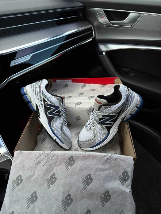 Чоловічі кросівки нью беланс New Balance 860v2 White Silver Navy 41-45