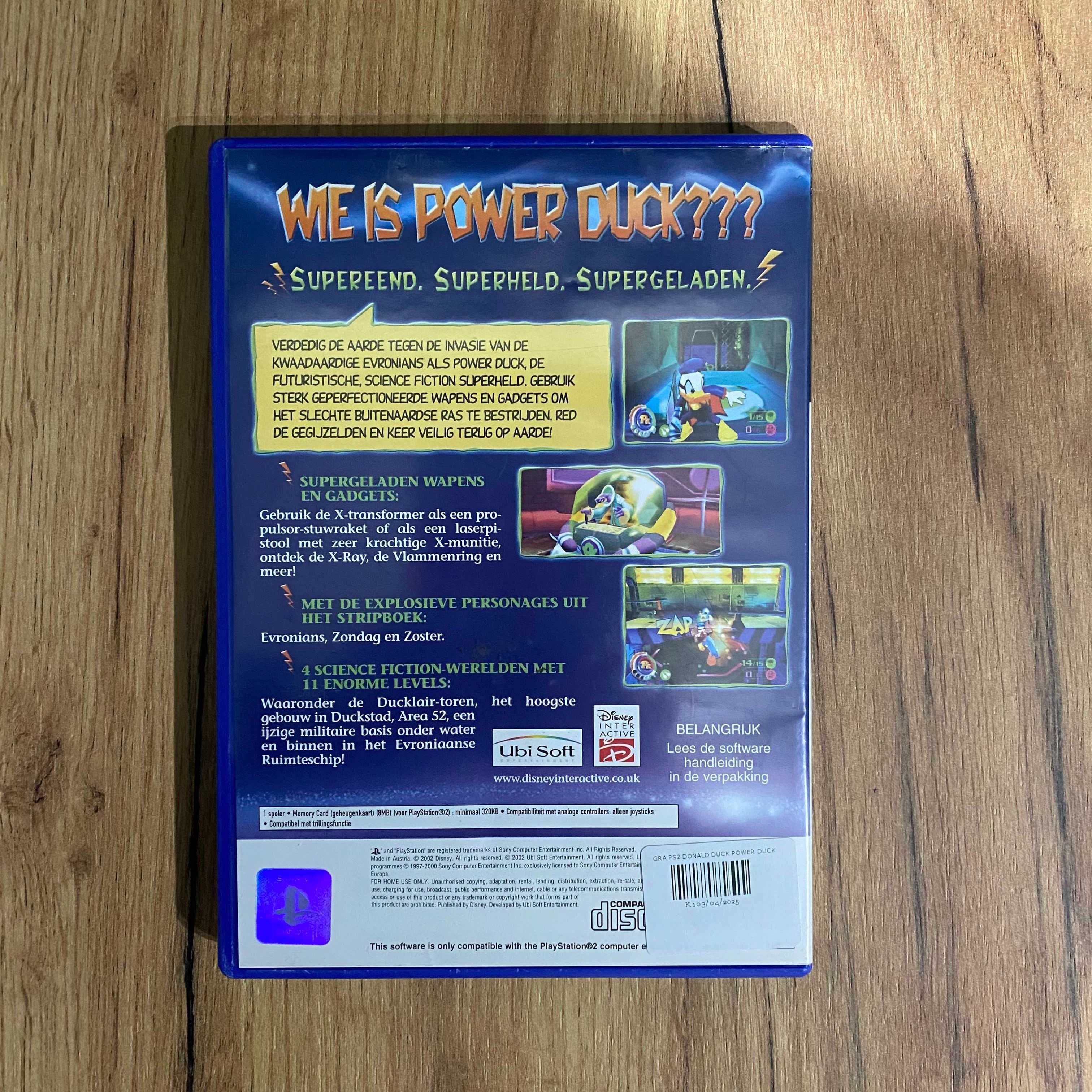 Gra PS2 Donald Duck Power Duck