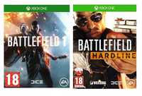 XboxOne Zestaw 2 Gier Battlefield 1 i Hardline