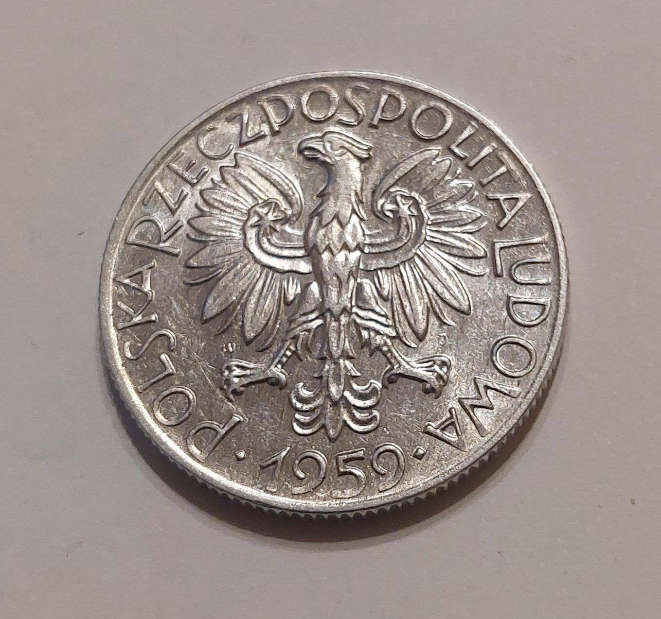 5 złotych 1959 - Rybak  [#444]