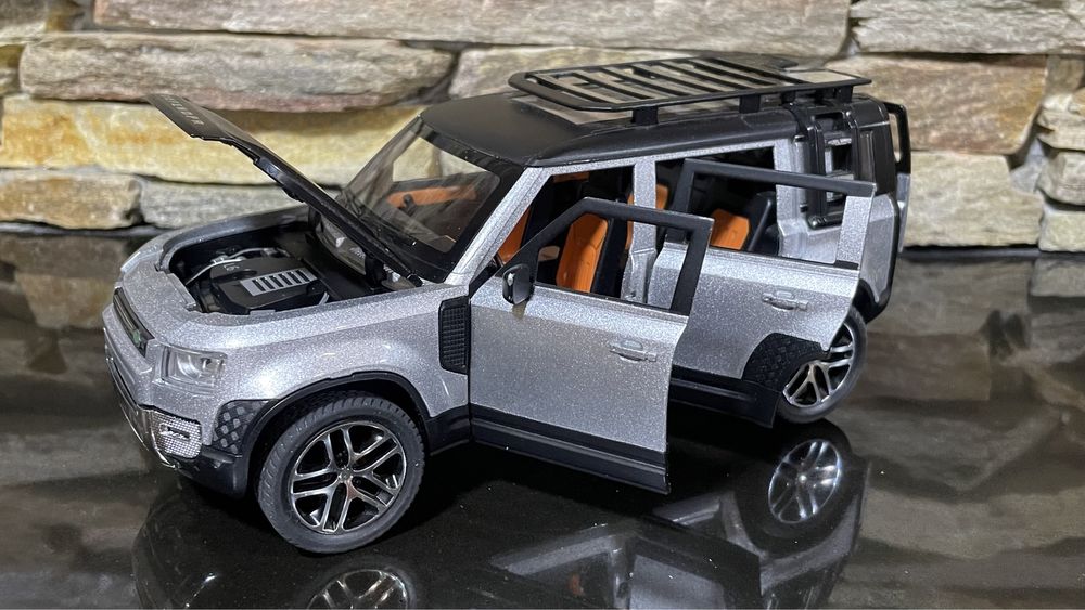 1/24 Металева модель Land Rover Defender 1:24 машинка іграшка модель