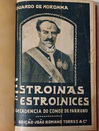 Eduardo de Noronha Estróinas e Estroinices de  Livro Raro