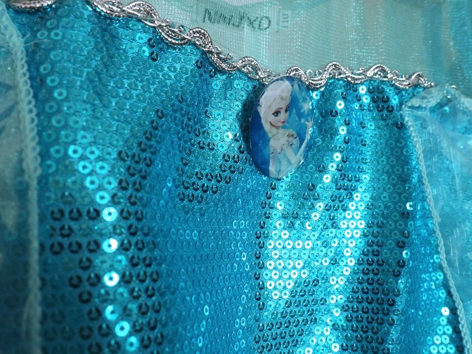 Fantasia / Vestido Princesa Elsa (Frozen) - NOVO - 3,4,5,6,7anos