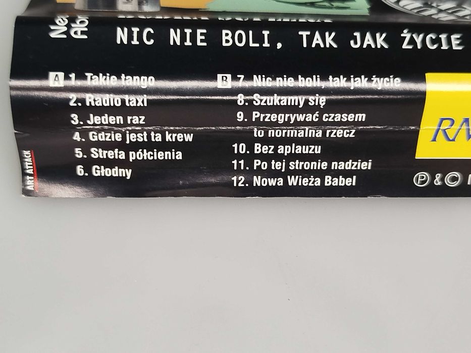 Kaseta magnetofonowa  Budka Suflera Nic nie boli oryginalna