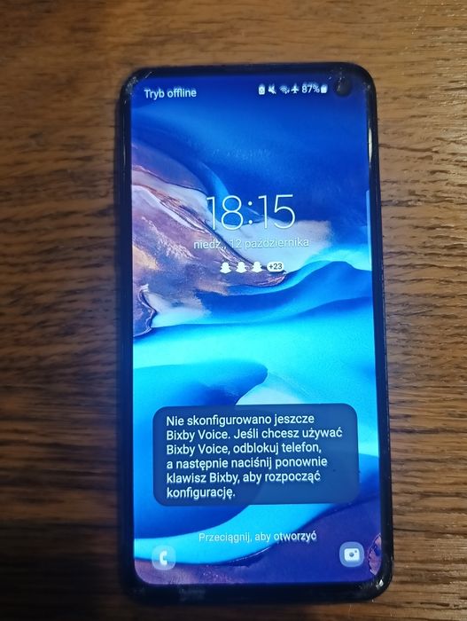 Samsung S10e uszkodzony