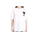 Футболка AMI Paris Exclusive Ami De Coeur T-Shirt White Black Heart