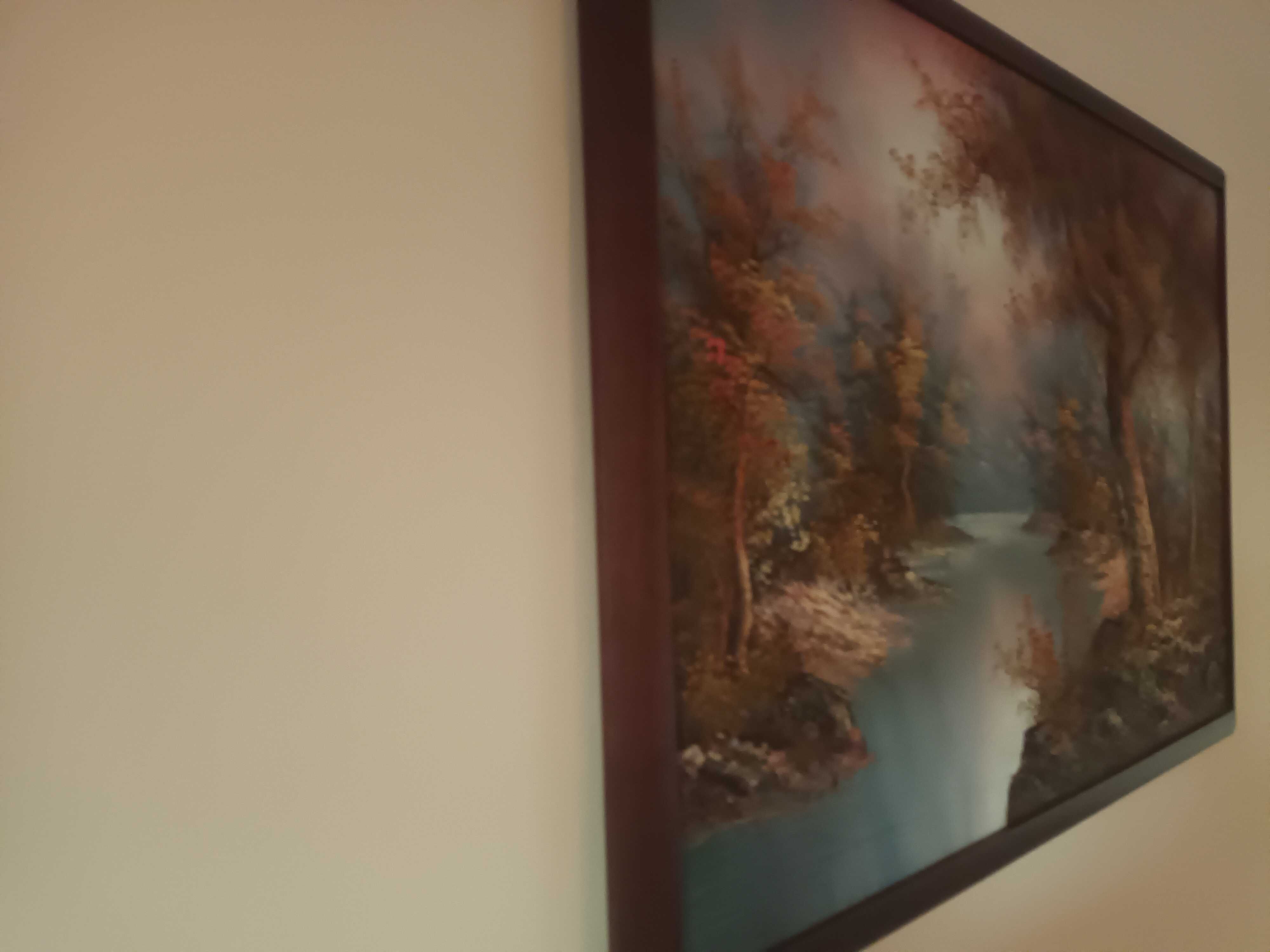 Quadro com relevo, feito a mao