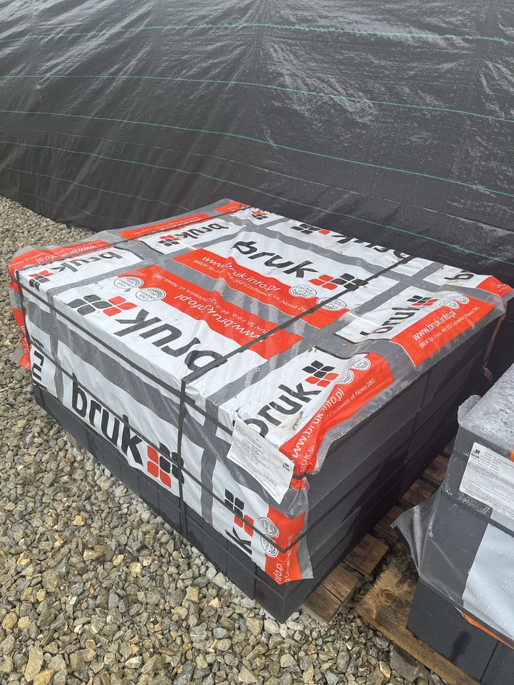Obrzeże trawnikowe betonowe krawężnik bruk piasek kruszywa