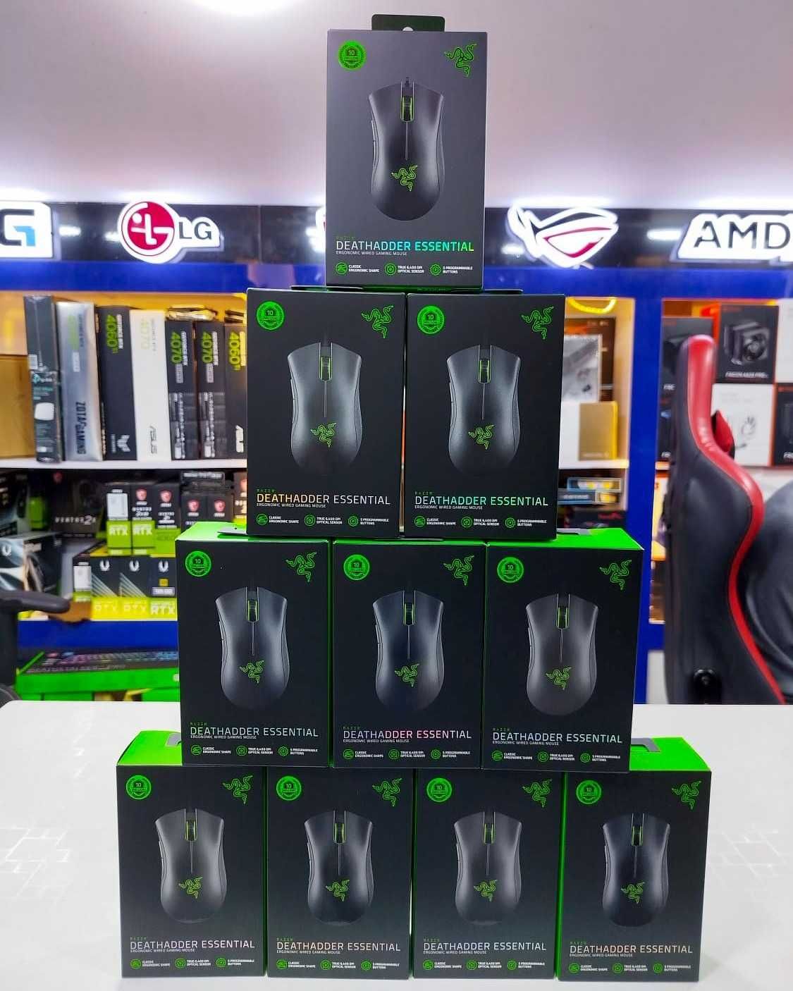 Ігрова миша Razer DeathAdder Essential для геймерів для ПК та Ноутбука