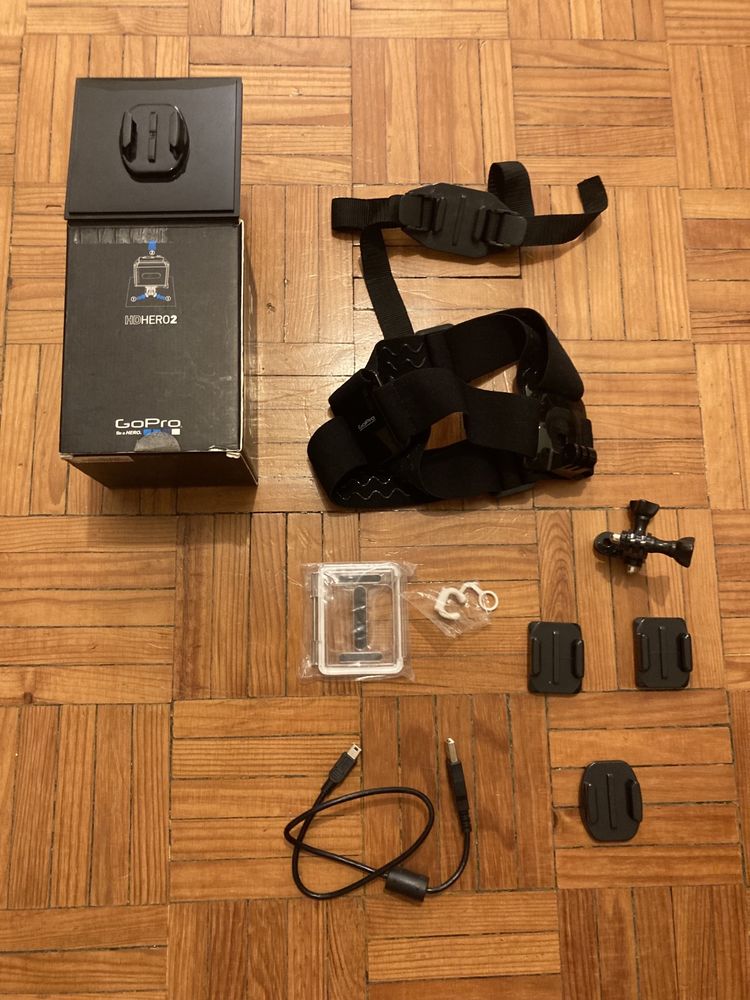Acessorios GoPro Hero 2 + mala transporte