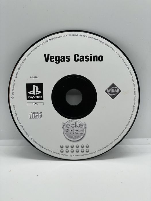 Vegas Casino PS1 PSX (CD) Po Angielsku