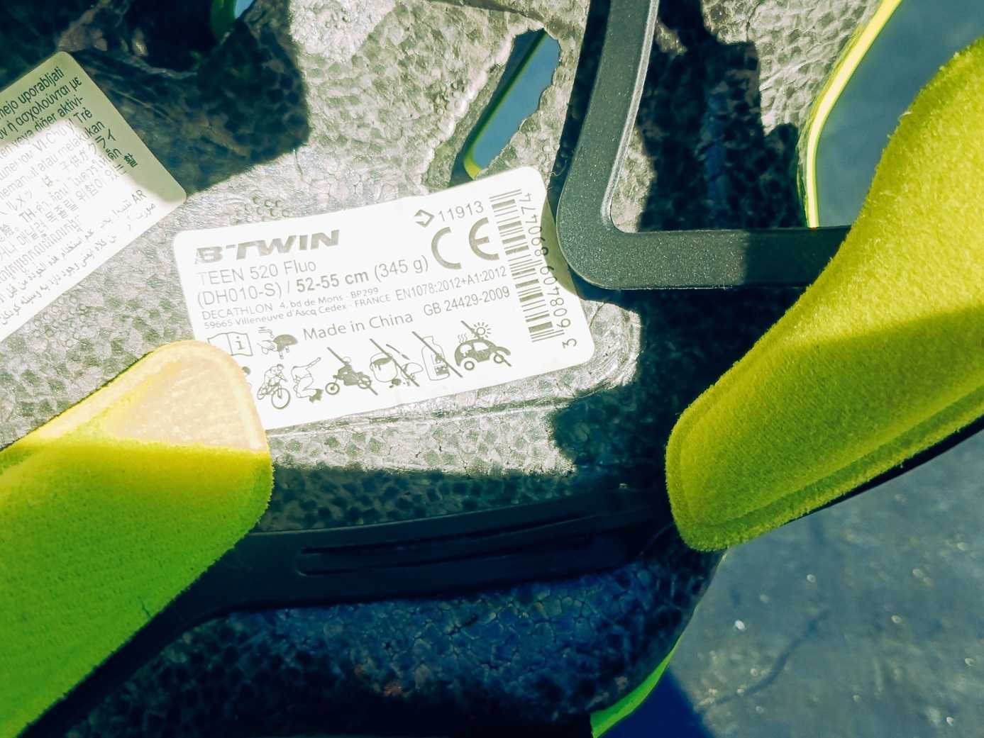 Kask dla dzieci Btwin Orzeszek 520 rozmiar S 52-55cm