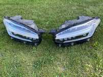 LAMPY PRZÓD VOLVO XC90 II 2019/05, LEWA + PRAWA EU, full led, skrętne
