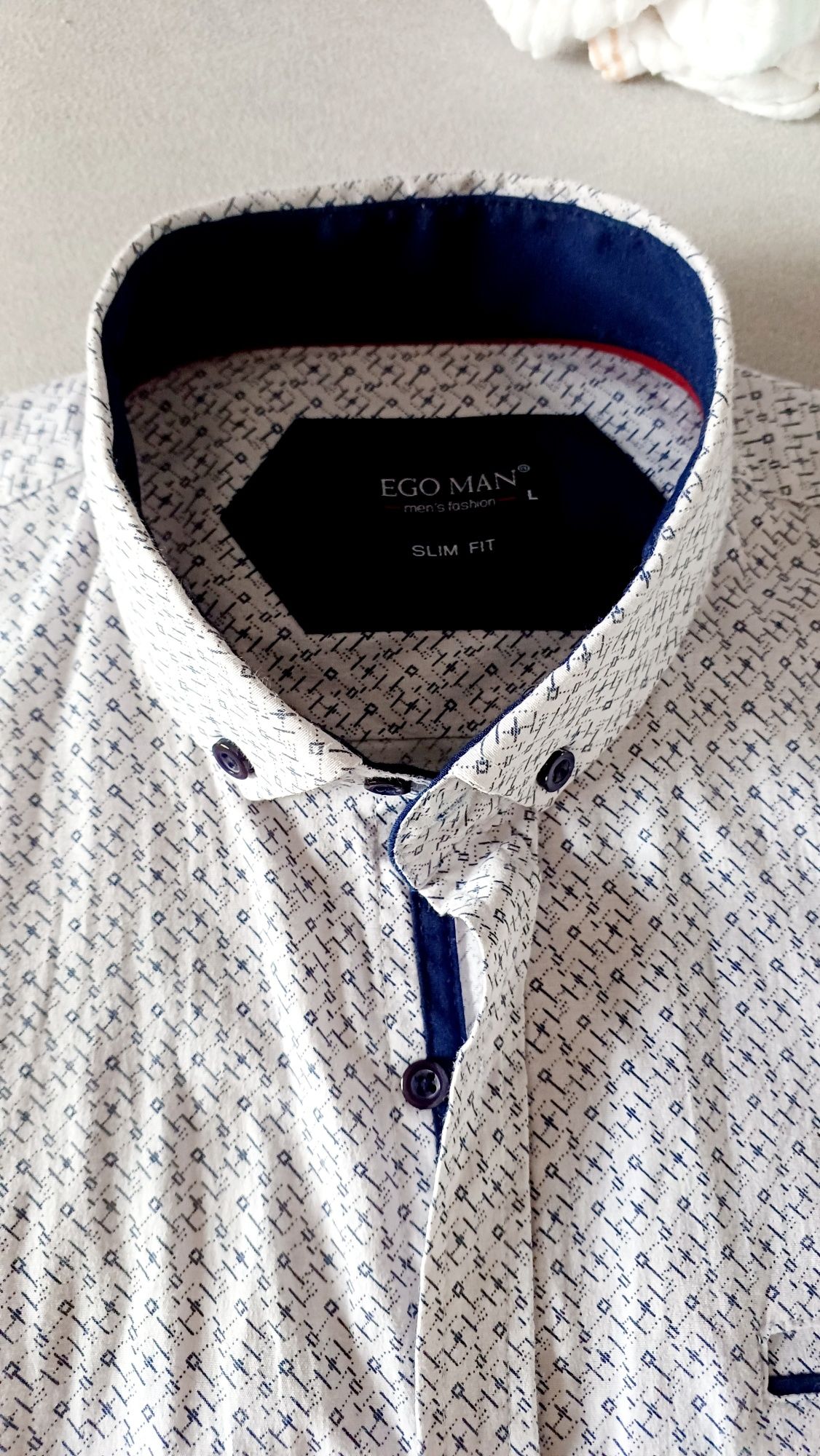 Elegancka koszula krótki rękaw